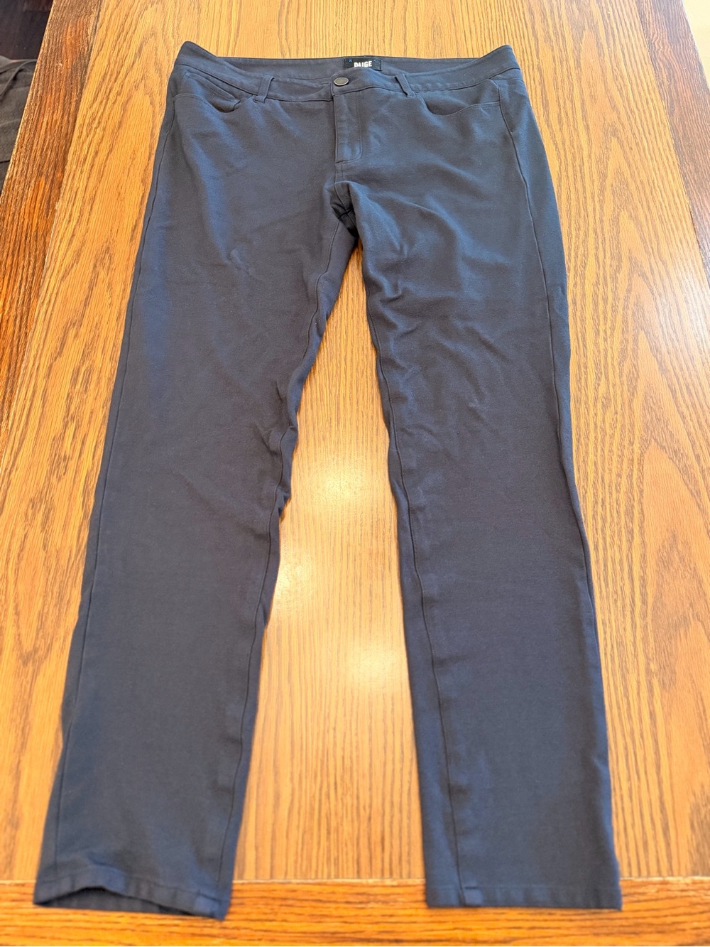 PAIGE Men's Slim Chinos in charcoal color